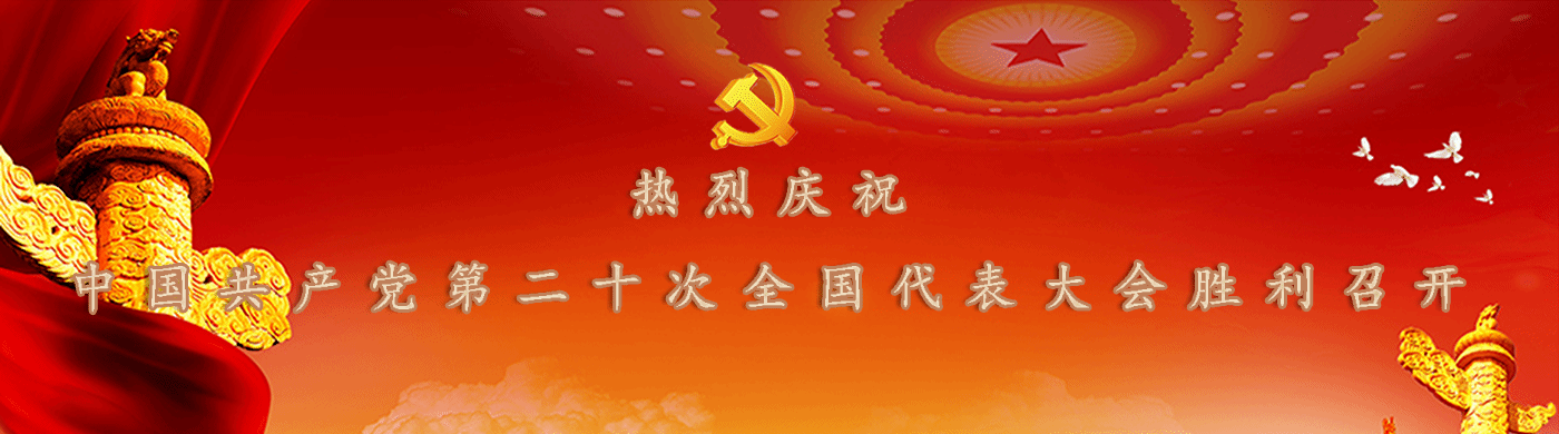热烈庆祝中国共产党第二十次全国代表大会胜利召开